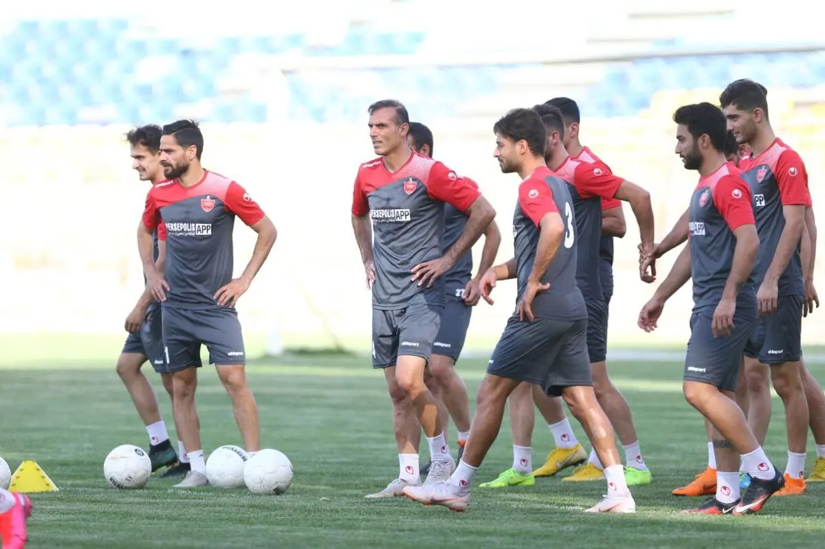 گزارش آخرین تمرین پرسپولیس پیش از بازی با پیکان