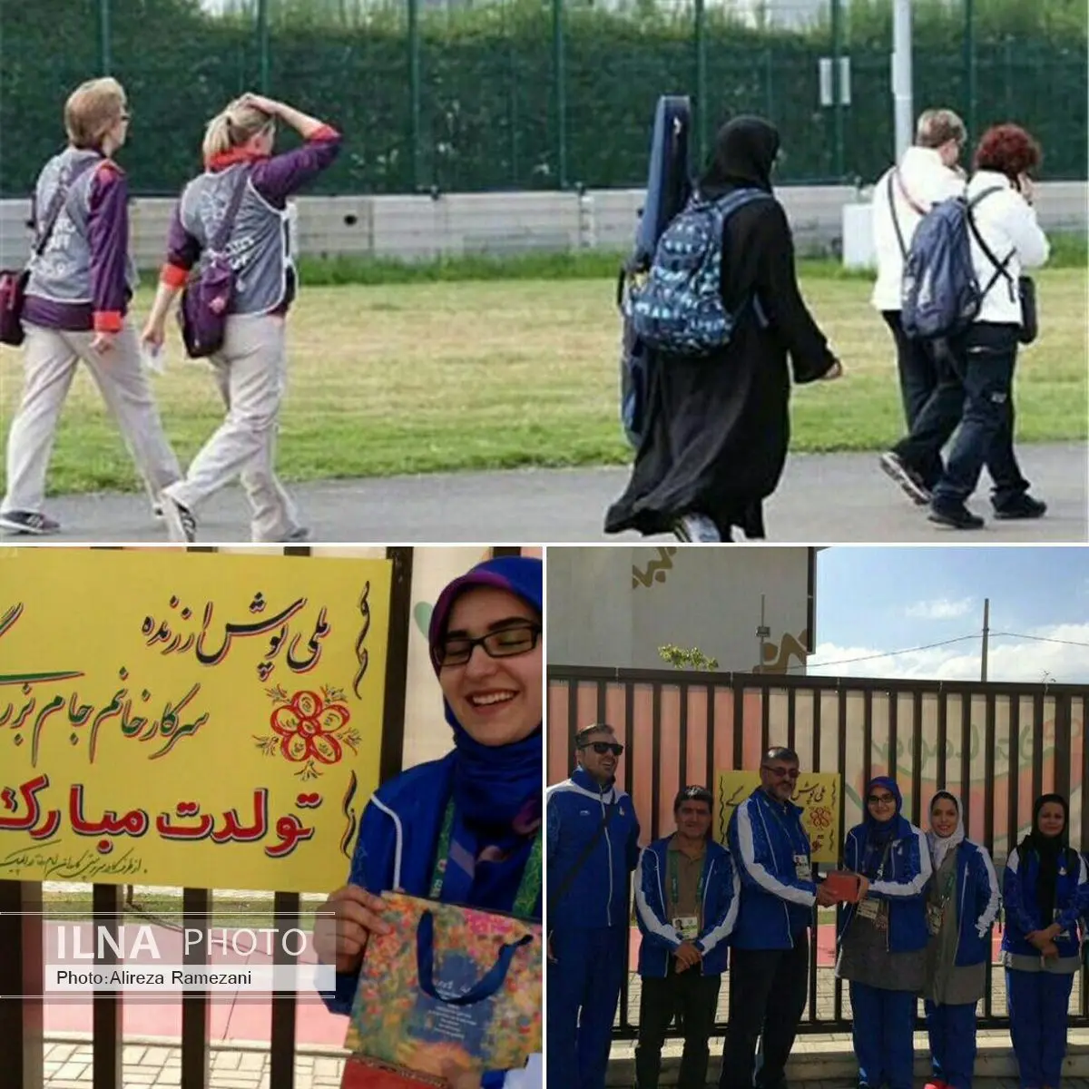 جشن تولد بانوی قهرمان کشور در دهکده المپیک+عکس