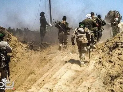 درگیری نیروهای الحشد الشعبی با ترویست های داعشی در غرب کرکوک