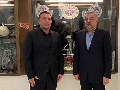 دیدار رئیس فدراسیون با مسئولان سفارت ایران در ابوظبی 