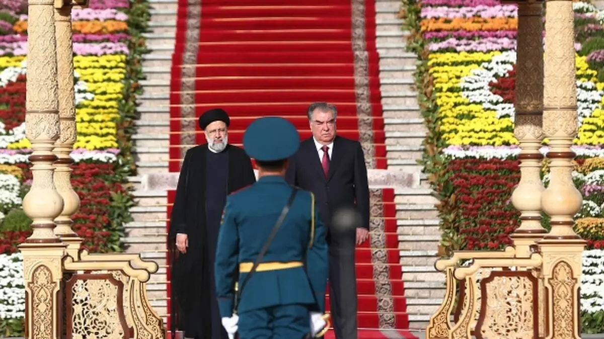 استقبال رسمی امامعلی رحمان از رئیس جمهور کشورمان