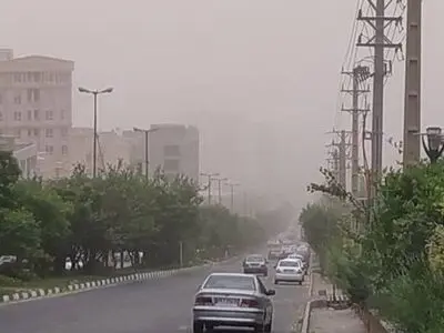 خیزش گردوخاک در برخی نقاط تهران