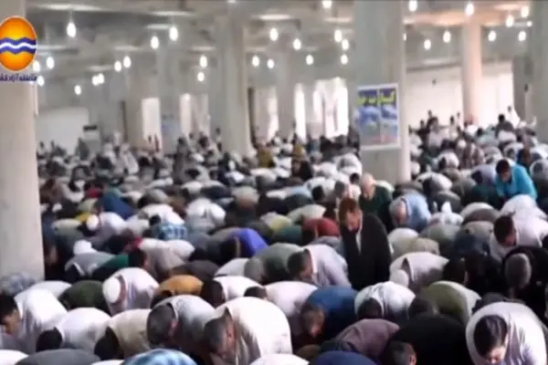 برگزاری نماز عید فطر اهل  سنت در جزیره قشم 