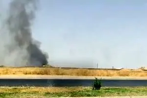 آتش‌سوزی در پایگاه هوایی کرکوک