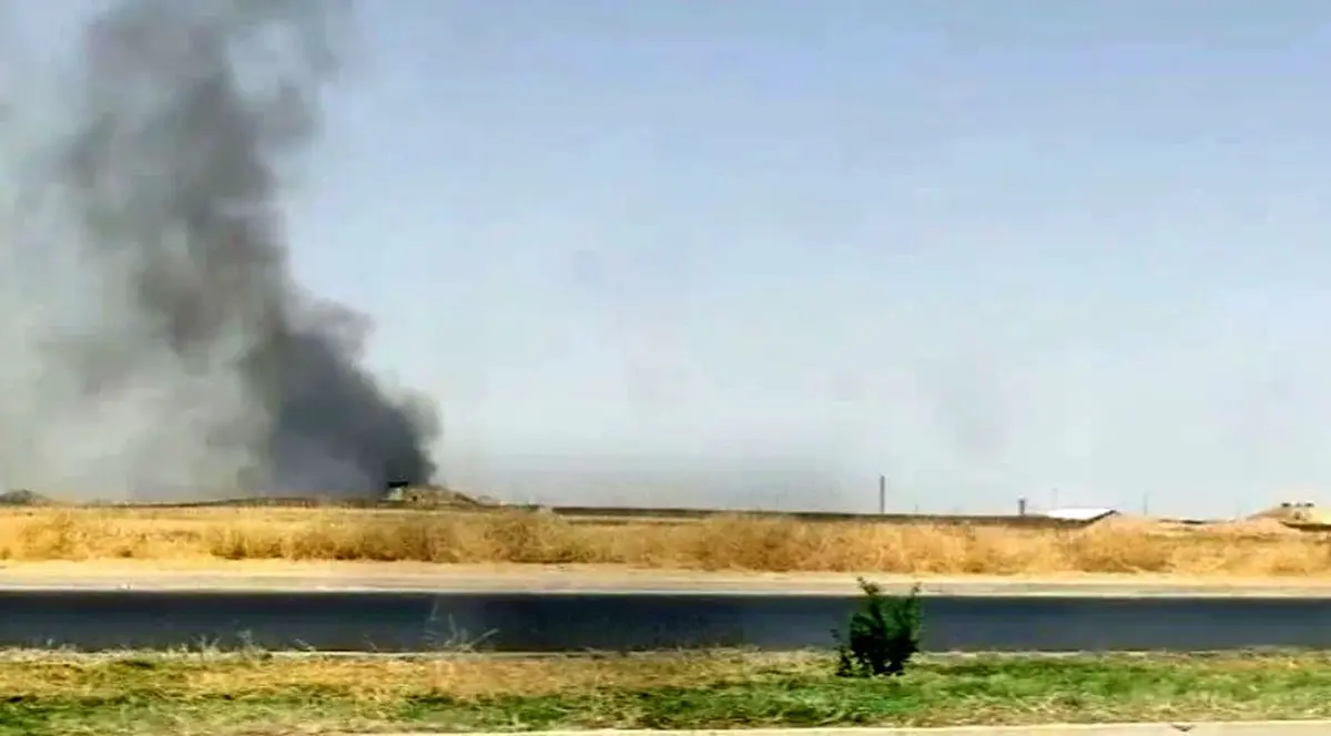 آتش‌سوزی در پایگاه هوایی کرکوک