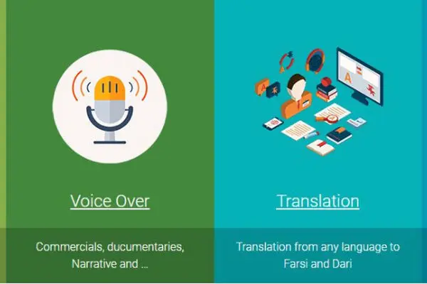 Dari and Farsi voice over and subtitling By farsivoices.com Agency