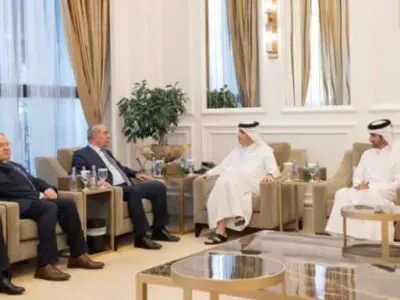 دیدار وزیر خارجه قطر با معاون رئیس‌ تشکیلات خودگردان