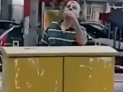 مرد ایرانی در رسانه‌های آمریکایی معروف شد + فیلم
