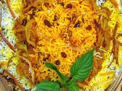 طرز تهیه رشته پلو زعفرانی خوشمزه