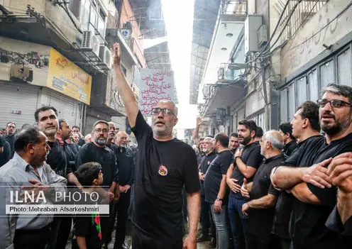 مراسم عزاداری تاسوعای حسینی - بازار تهران