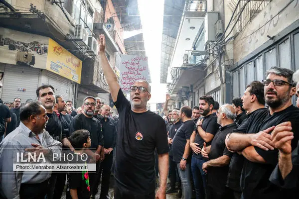 مراسم عزاداری تاسوعای حسینی - بازار تهران