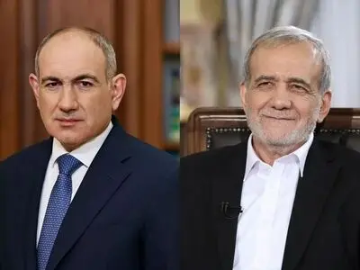 باشينيان يعرض نتائج مفاوضات واشنطن على نظيره الإيراني