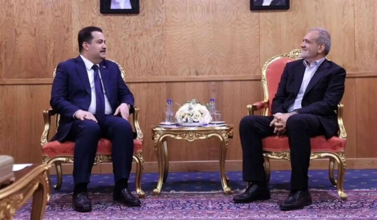 دیدار پزشکیان با السودانی در قطر