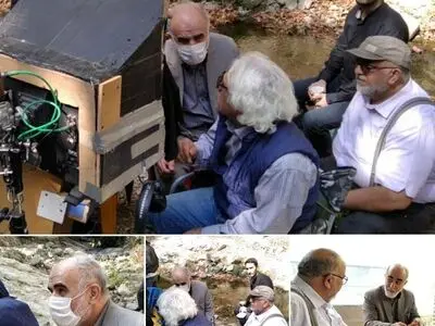 بازدید سردار رستگارپناه از پشت صحنه سریال «جشن سربرون» 
