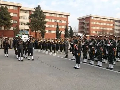 مراسم تشییع پیکر امیر سرتیپ دوم رستمی برگزار شد