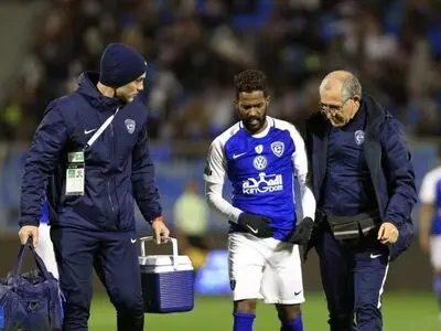 ستاره الهلال مصدوم شد