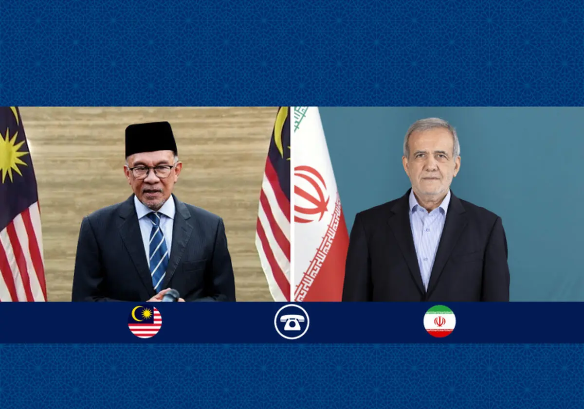 تأکید پزشکیان و انور ابراهیم بر تقویت همکاری‌های جهان اسلام و توسعه روابط دوجانبه
