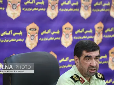 نشست خبری رییس پلیس آگاهی تهران بزرگ