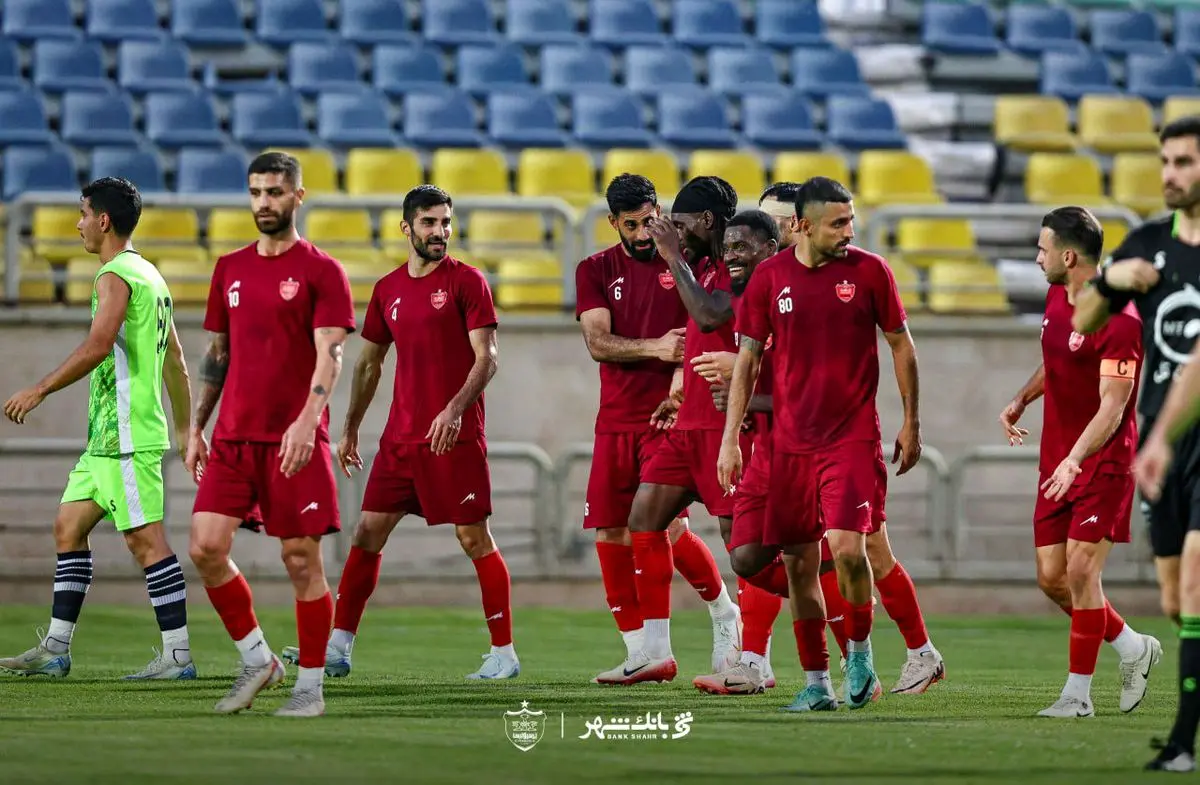 پیروزی پرسپولیس در دیدار تدارکاتی مقابل آلومینیوم/ با سوپرگل بیفوما و آمادگی یاسین