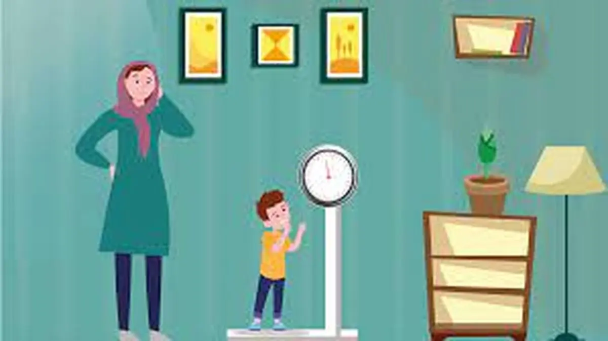 فرق لاغری با کمبود وزن در کودک 