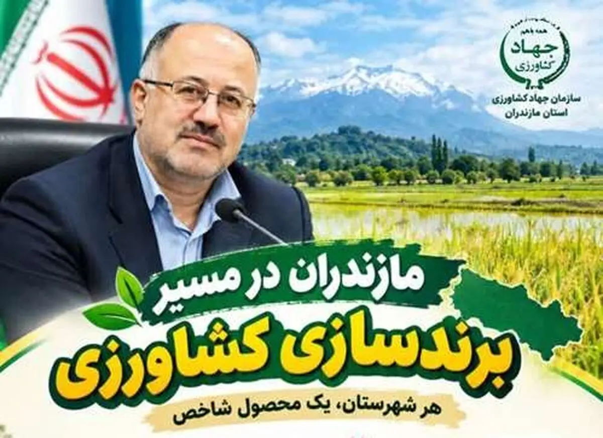مازندران در مسیر برندسازی کشاورزی/ هر شهرستان یک محصول شاخص مازندران در مسیر برندسازی کشاورزی/ هر شهرستان یک محصول شاخص