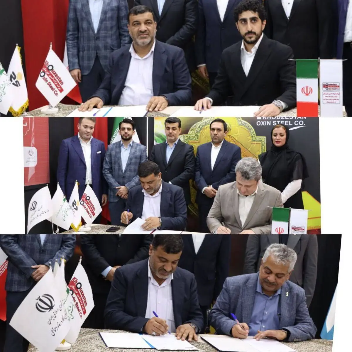 پایان شیرین نمایشگاه نفت با انعقاد سه قرارداد بزرگ برای فولاد اکسین خوزستان 
