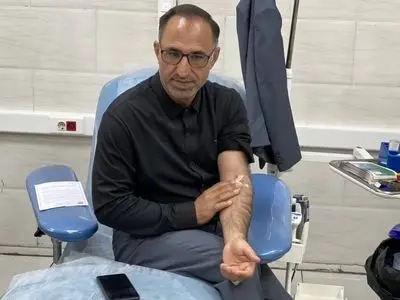 حضور اعضای باشگاه فجرسپاسی در پویش اهدای خون