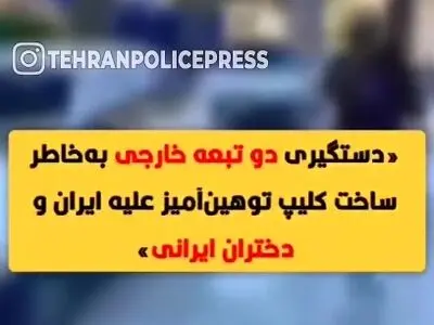 دو تبعه افغانستانی که با تهیه کلیپی به کشور، مردم و دختران ایرانی اهانت کرده بودند توسط پلیس در شهرستان بهارستان شناسایی و دستگیر شدند + فیلم