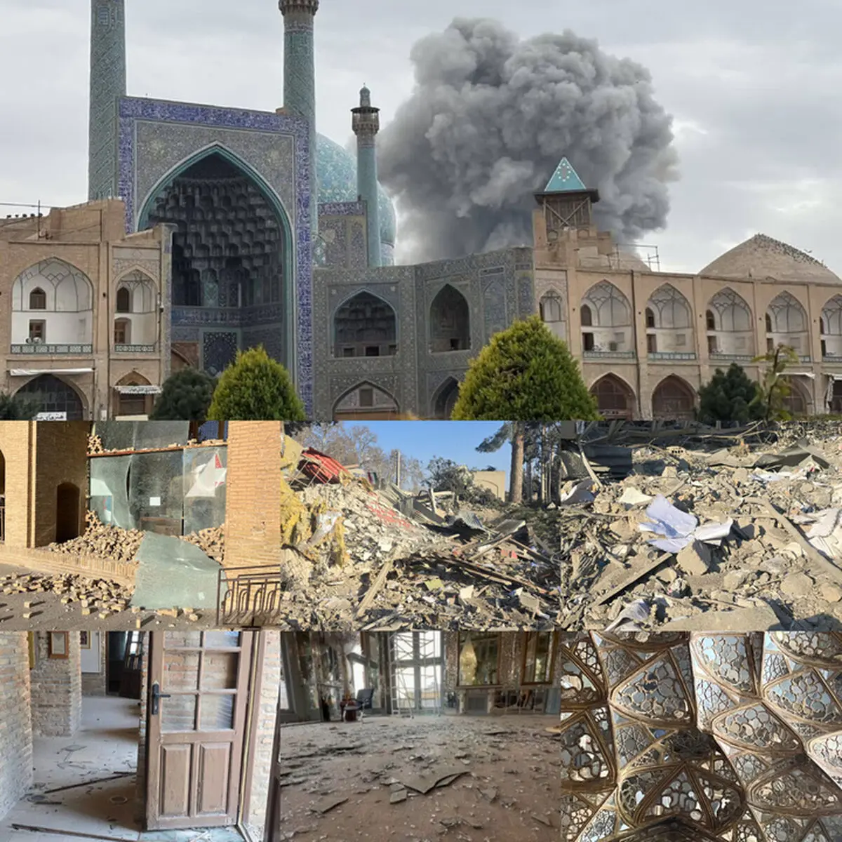 ۲۵ اثر ملی و جهانی اصفهان از جنگ خسارت دیدند/ موج انفجار عامل تخریب بسیاری از آثار تاریخی است