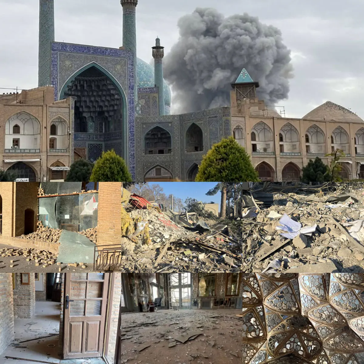 ۲۵ اثر ملی و جهانی اصفهان از جنگ خسارت دیدند/ موج انفجار عامل تخریب بسیاری از آثار تاریخی است