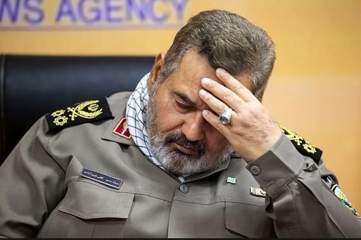 مراسم وداع با پیکر سرلشکر فیروزآبادی در حرم مطهر رضوی