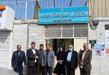کلنگ زنی ساختمان جدید خانه کارگر استان زنجان