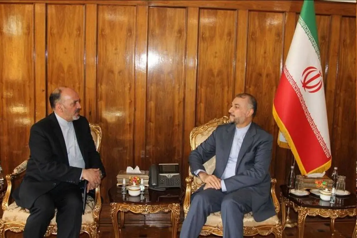 دیدار سرکنسول جدید ایران در مرو با امیرعبداللهیان