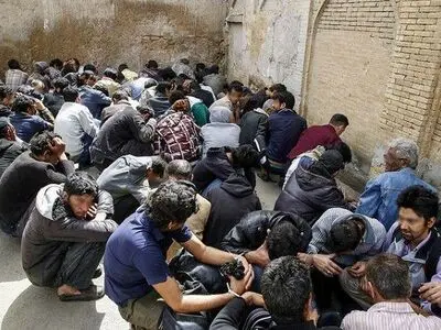 جمع‌آوری ۱۵۰ معتاد پرخطر در تهران