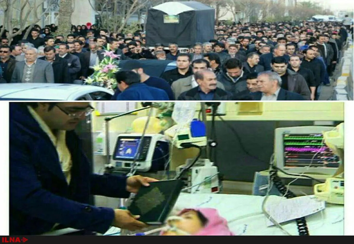 پرستار  فداکار بافقی اعضای بدنش را اهدا کرد/ مردم بافق، پیکرش را با شکوه مشایعت کردند