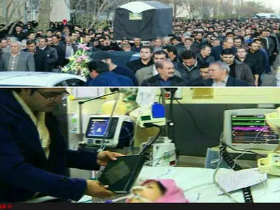 پرستار فداکار بافقی اعضای بدنش را اهدا کرد/ مشایعت باشکوه پیکر پرستار ایثارگر
