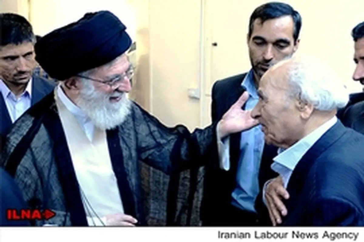 رهبر معظم انقلاب درگذشت مشفق کاشانی را تسلیت گفتند