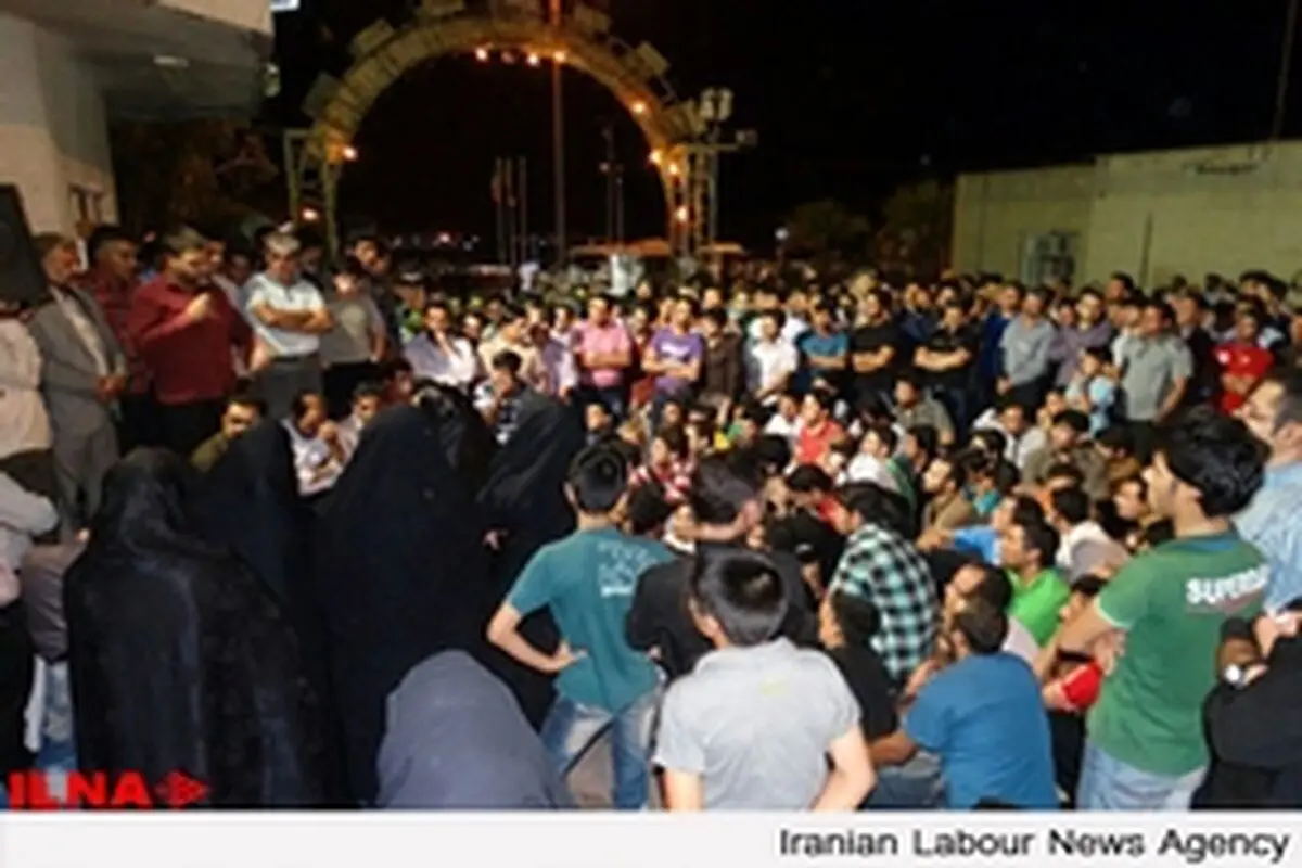 هشتمین روز اعتصاب کارگران بافق / ‌ سومین شب از تحصن مقابل فرمانداری