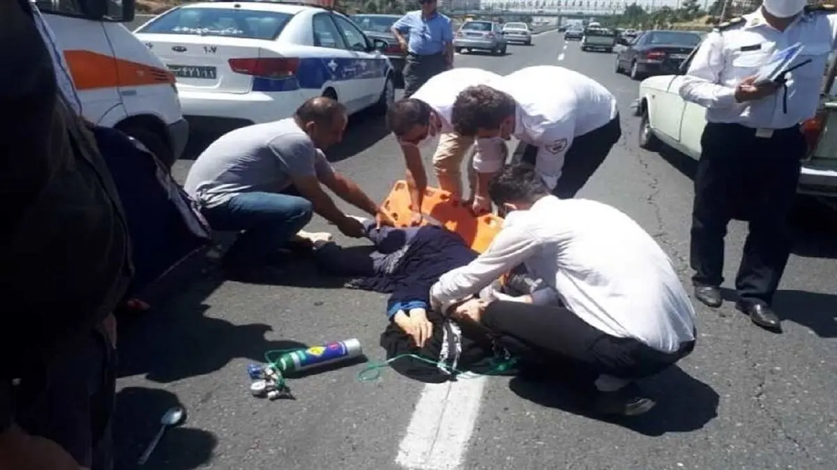 مرگ عابرپیاده بر اثر برخورد با خودرو در اراک