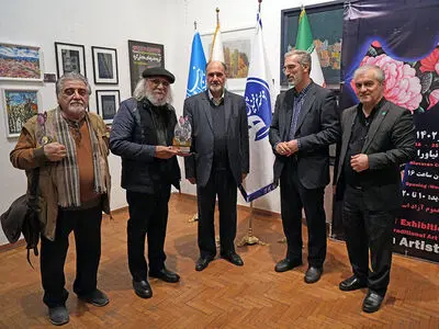 دومین نمایشگاه آثار هنرمندان پیشکسوت به کار خود پایان داد