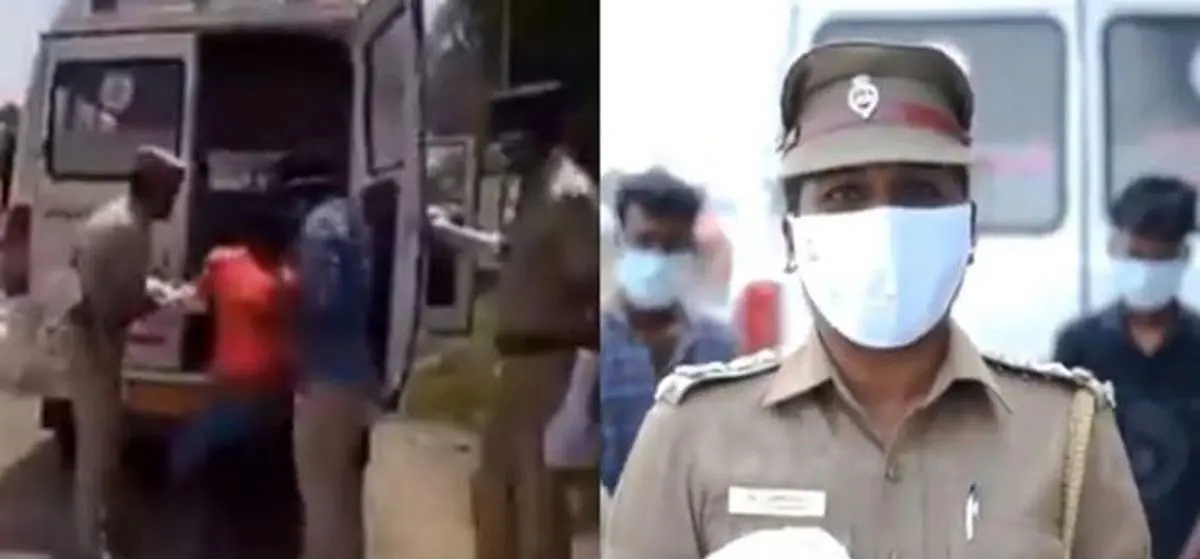 ترفند جالب پلیس هند برای اجبار افراد به رعایت قرنطینه!