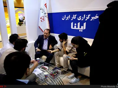 نماینده اقلیم کردستان عراق در ایران از غرفه ایلنا بازدید کرد