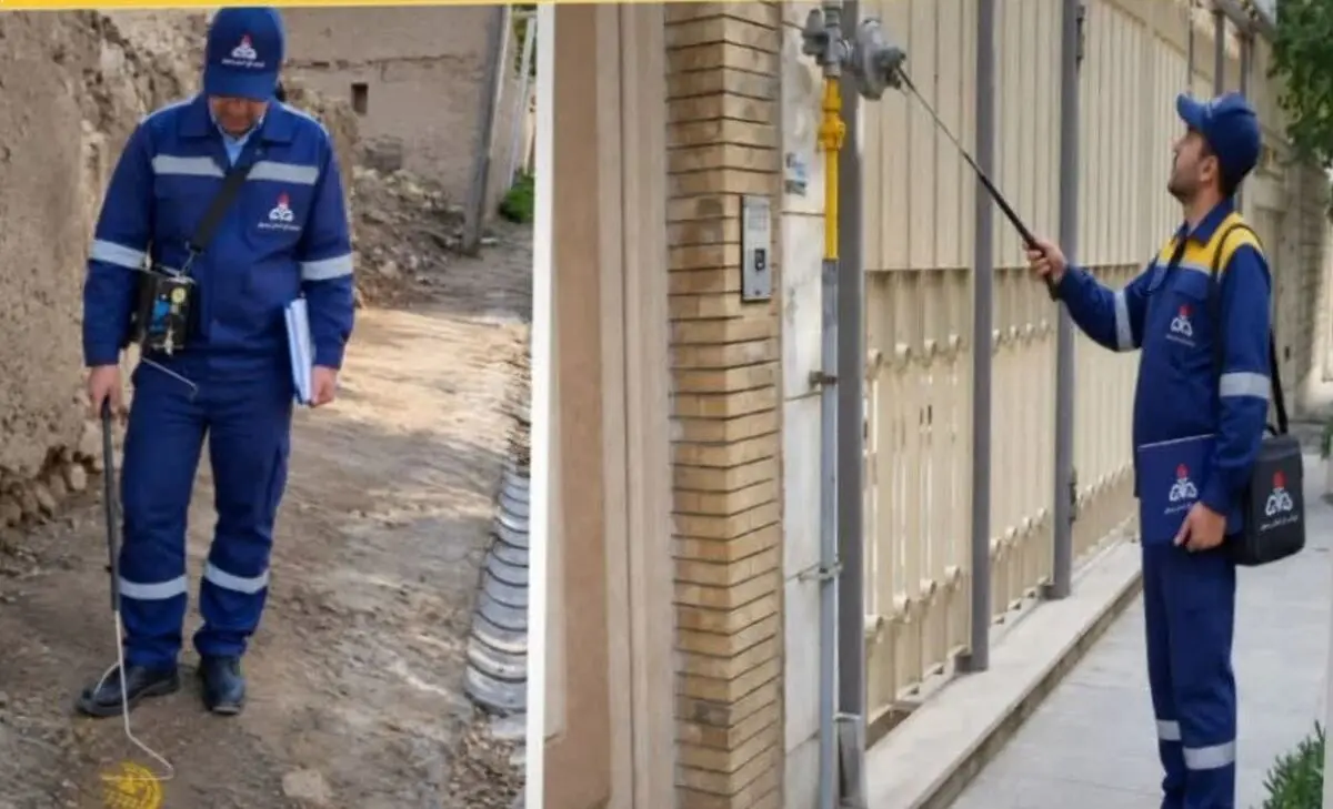 نشت‌یابی بیش از ۵۵۰۰ کیلومتر از شبکه گازرسانی استان اردبیل