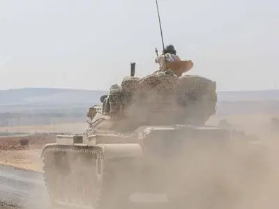 یک تانک ارتش ترکیه در «منبج» منهدم شد 