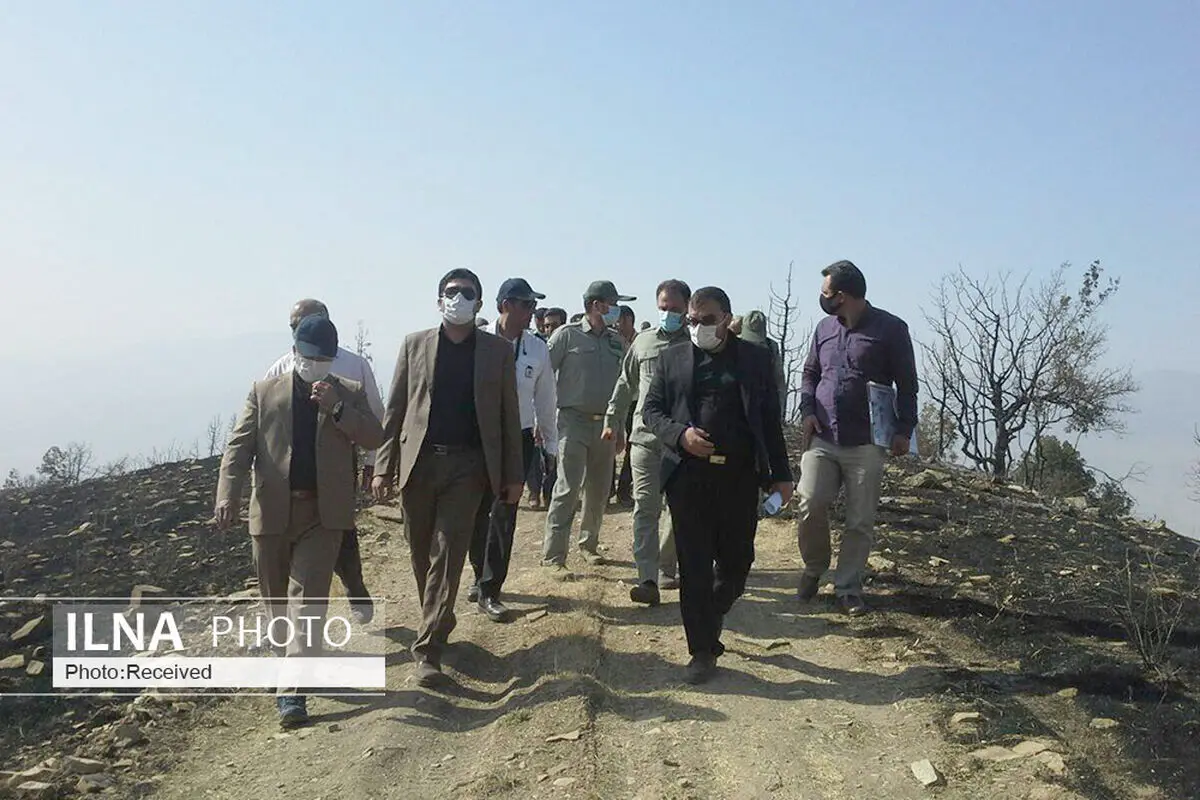 دو مظنون برای آتش‌سوزی مراتع روستای لات شناسایی شد