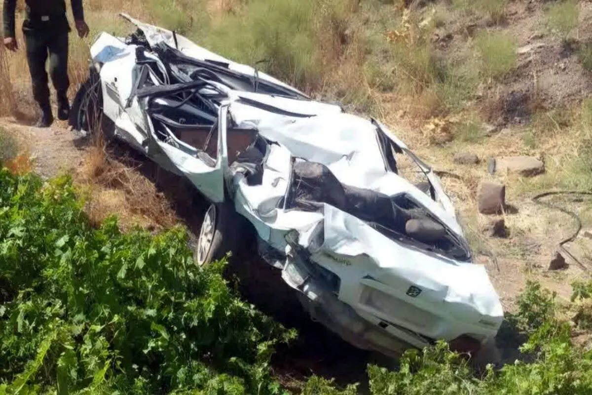 سقوط پژو پارس به دره جان جوان 20 ساله را گرفت 