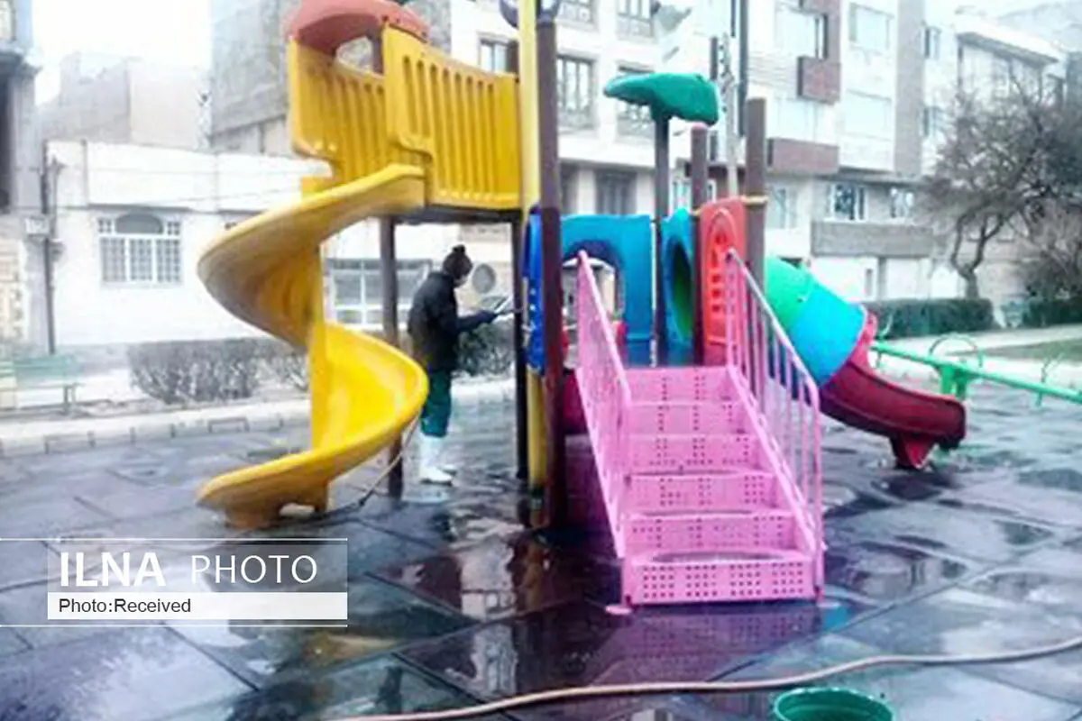 بازیگاه ها و سرویس‌های بهداشتی عمومی روزانه ضدعفونی می‌شود