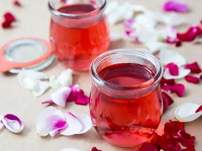 طرز تهیه شربت گل محمدی 