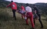 امدادرسانی هلال‌احمر کلیبر به مصدومِ ناشی از حمله خرس در ارتفاعات روستای گلوسنگ