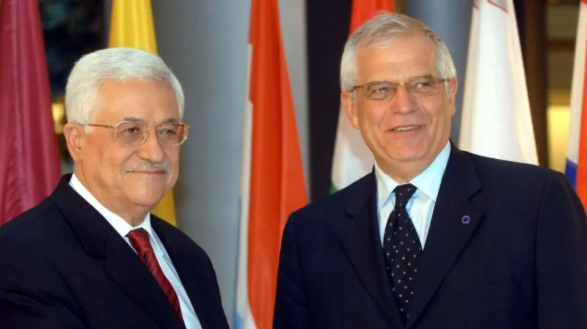 دیدار بوررل و عباس درباره تحولات غزه